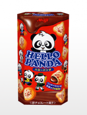 Galletas Meiji Hello Panda de Crema de Chocolate